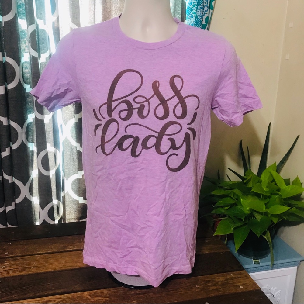 Boss lady T shirt by Bella canvas. Super soft